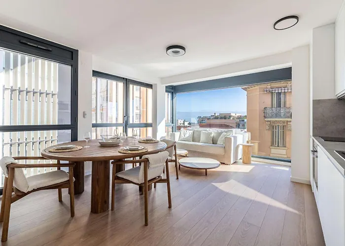 Superb Terrace In Monaco-beausoleil Appartement *